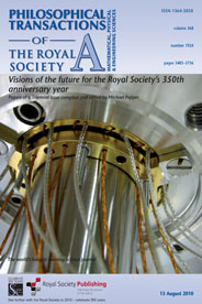 Philosophical Transactions of the Royal Society Cover Image