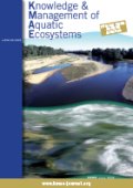 Knowledge and Management of Aquatic Ecosystems Cover Image