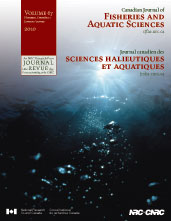 canadian journal of fisheries and aquatic sciences cover Image