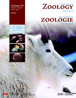 Canadian Journal of Zoology Cover Image
